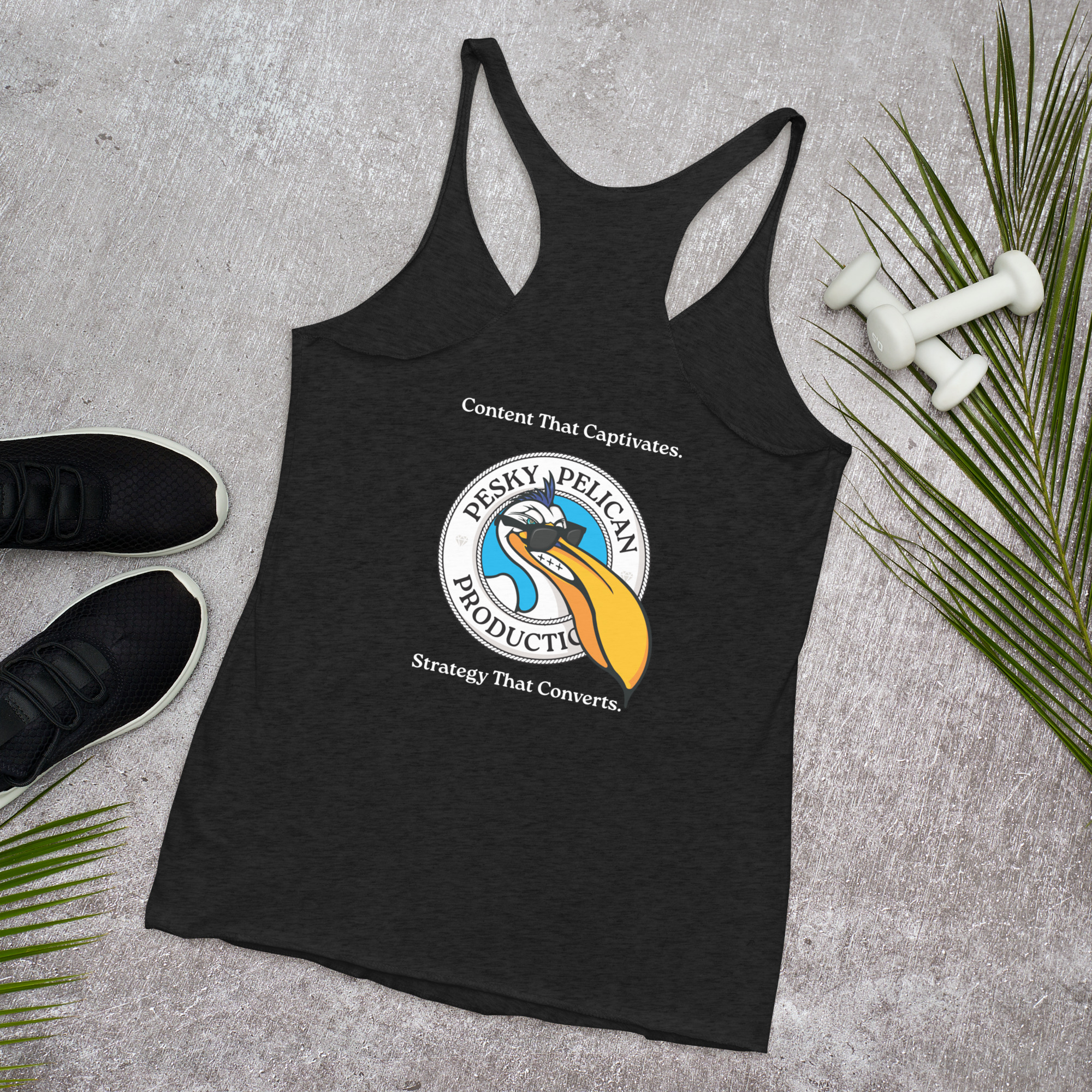 Pesky Pelican | Women's Racerback Tank - Image 3